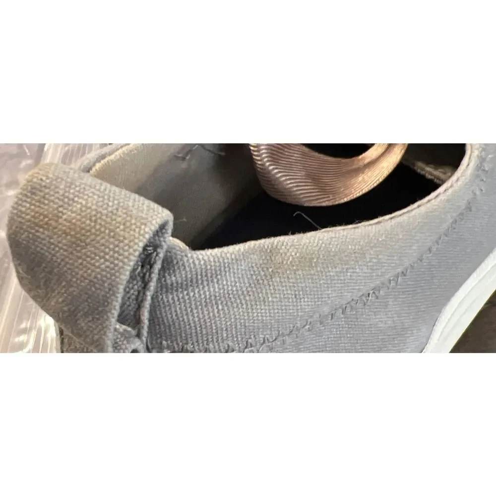 Sperry Top Sider‎ Ribbon Laced Boat Sneakers Gray Women's 8.5